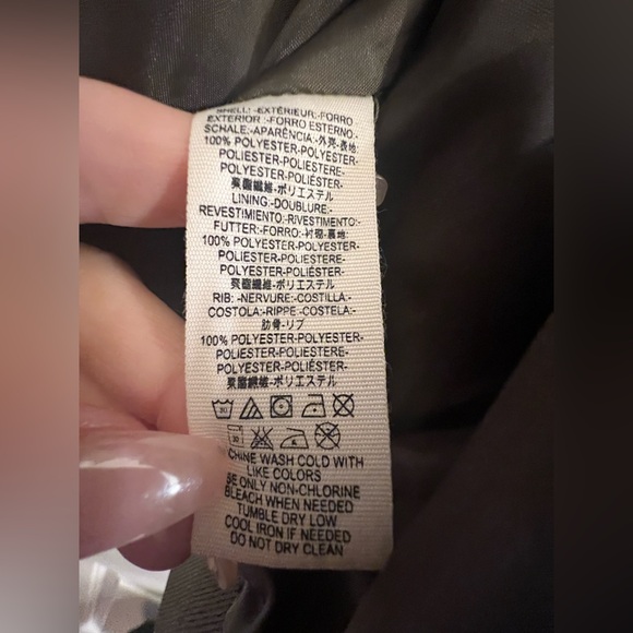 Free People olive green bomber jacket, size small, work once, perfect condition! - Picture 8 of 9